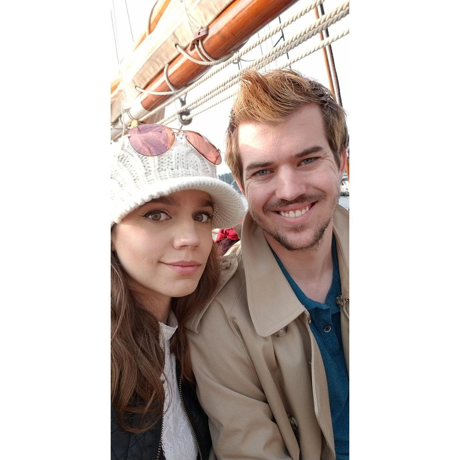 We were able to ride on a schooner in the Puget Sound, Washington. August 2017