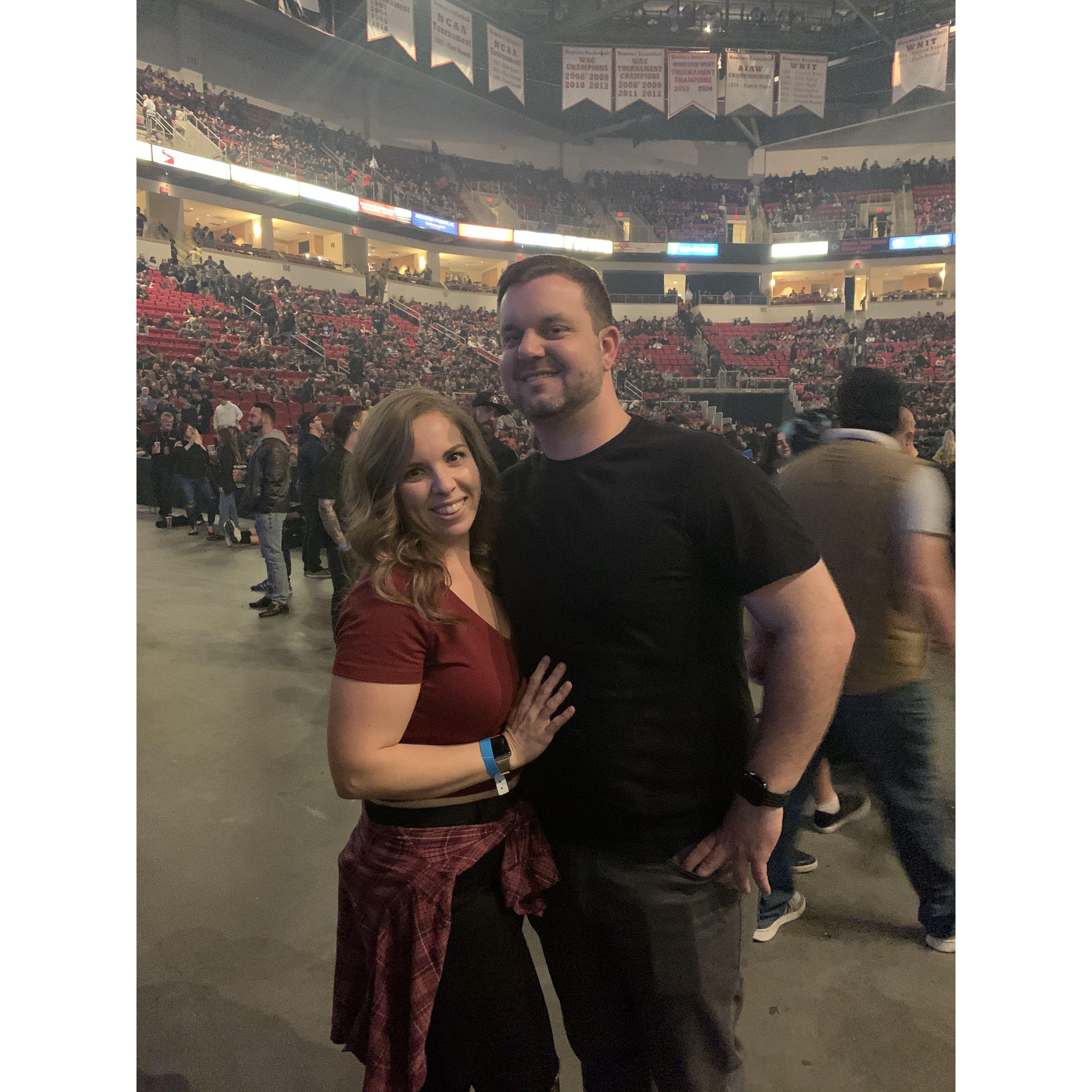 Our first concert: Breaking Benjamin, Korn, & Bones