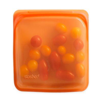 Stasher Reusable 15 oz. Silicone Food Storage Bag in Citrus