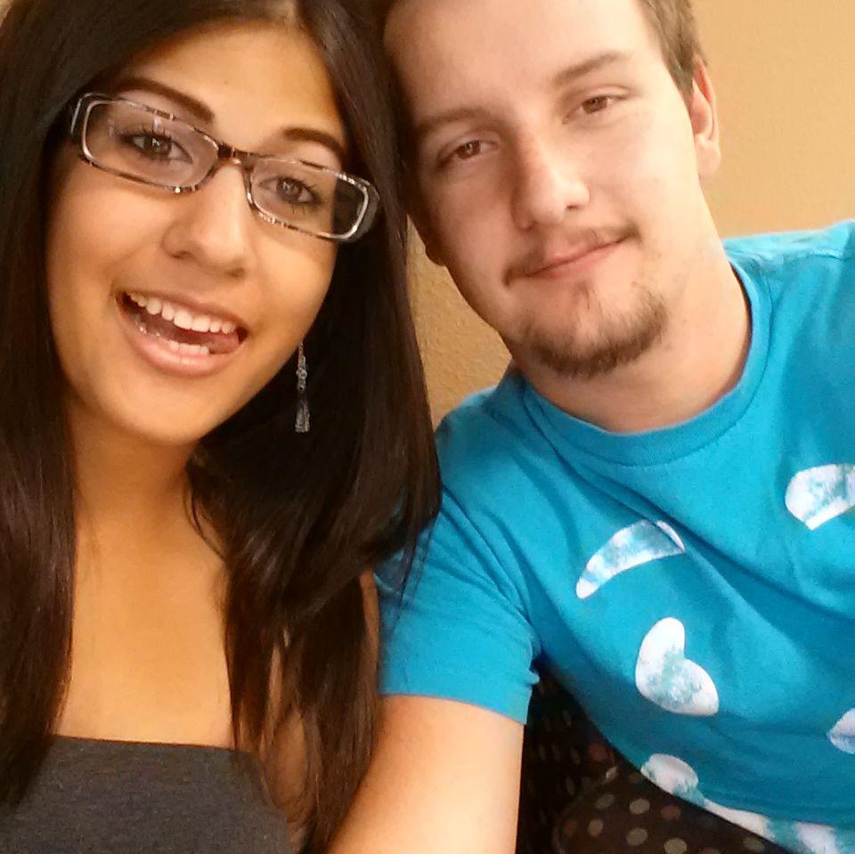One of our first pictures together in community college.