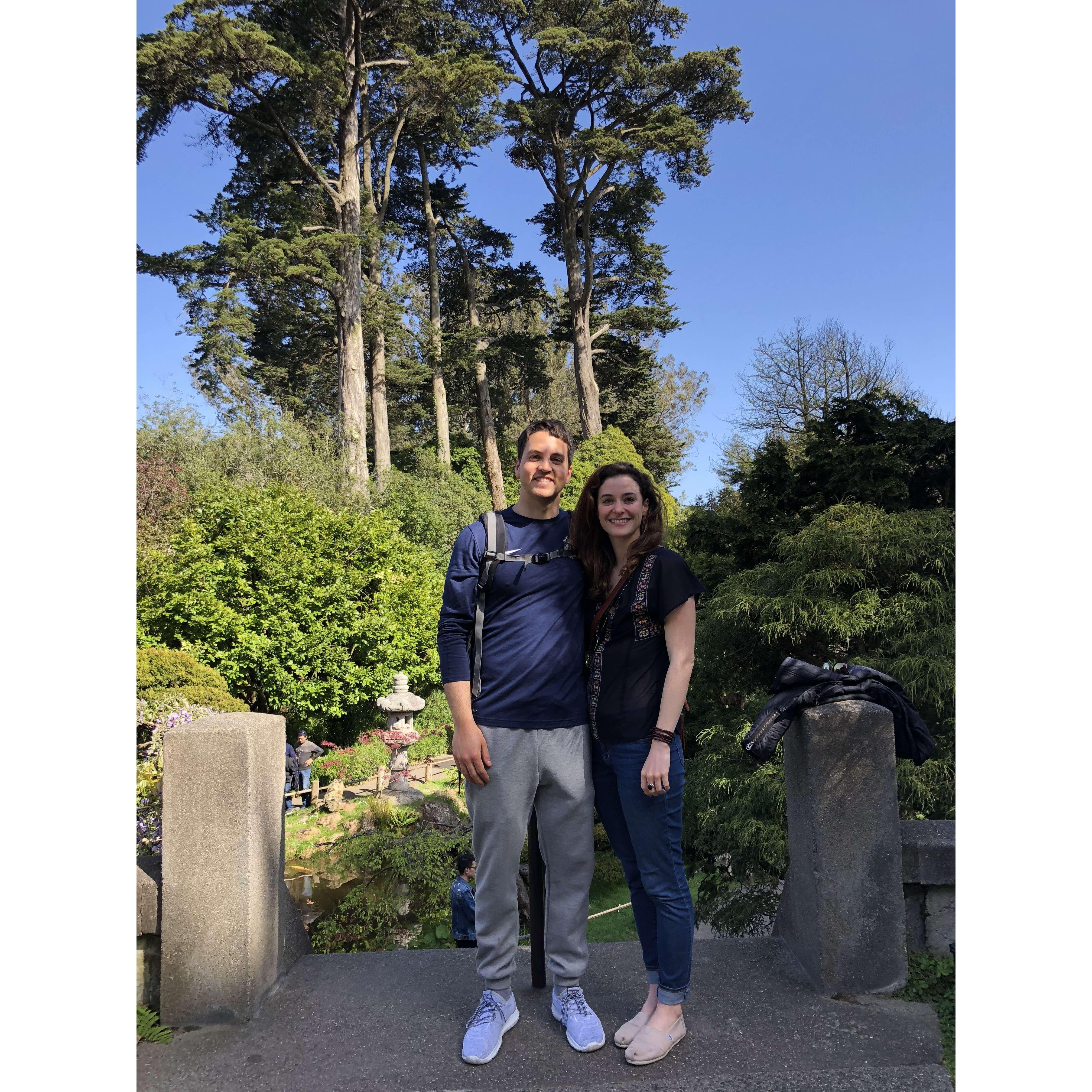 Japanese Tea Garden in Golden Gate Park in SF 