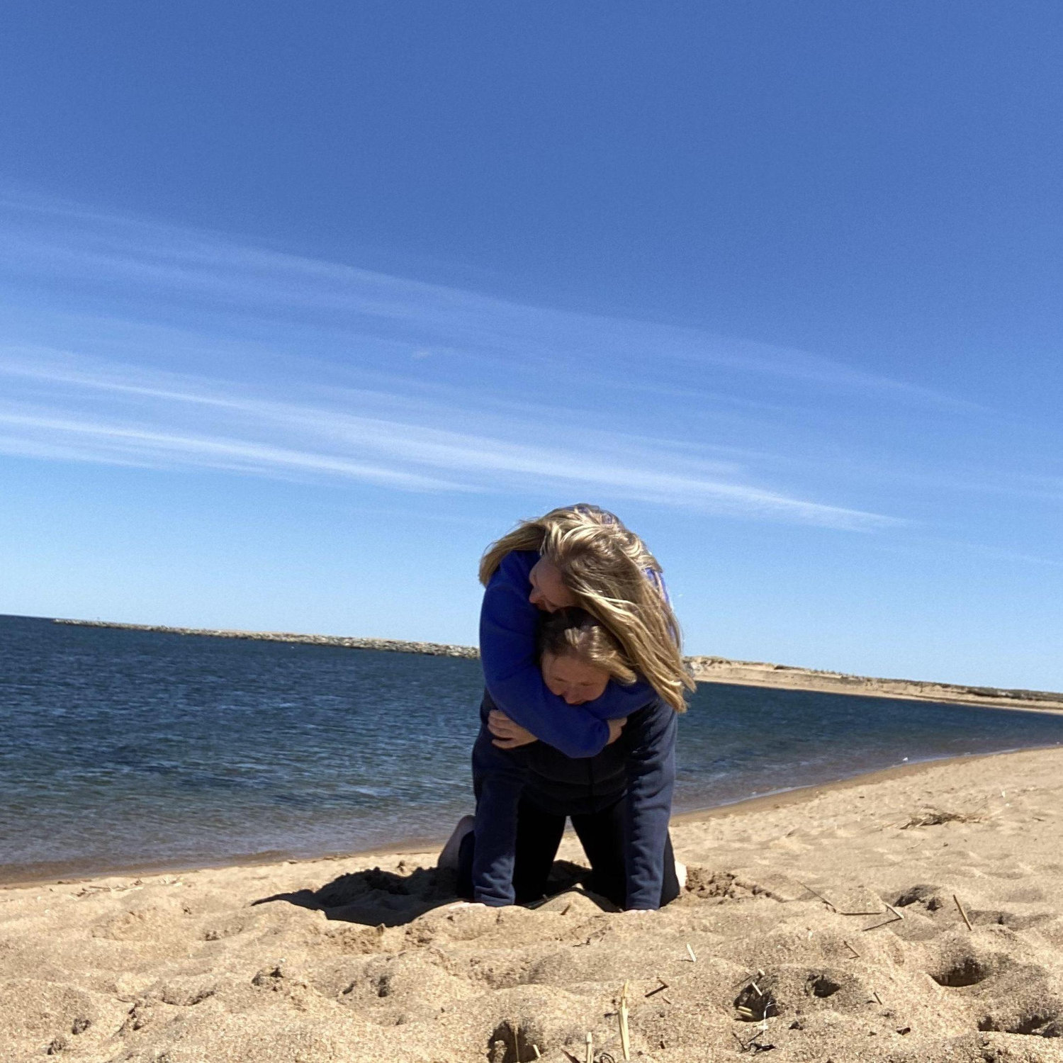 We said "I love you" at the beach on Plum Island. 2021
