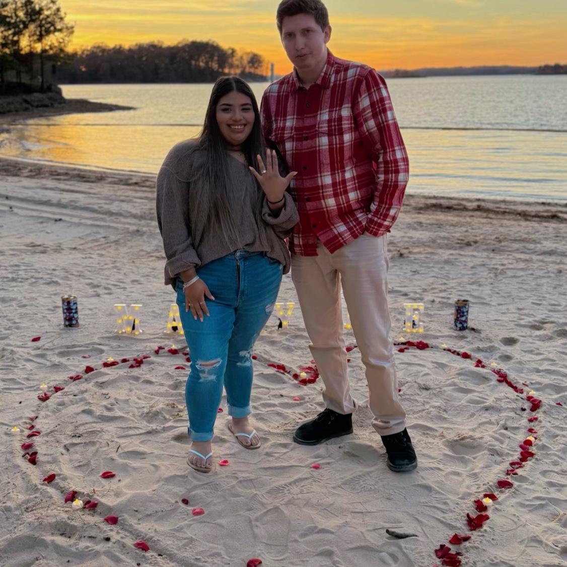 The day he Proposed!! 💍🤍