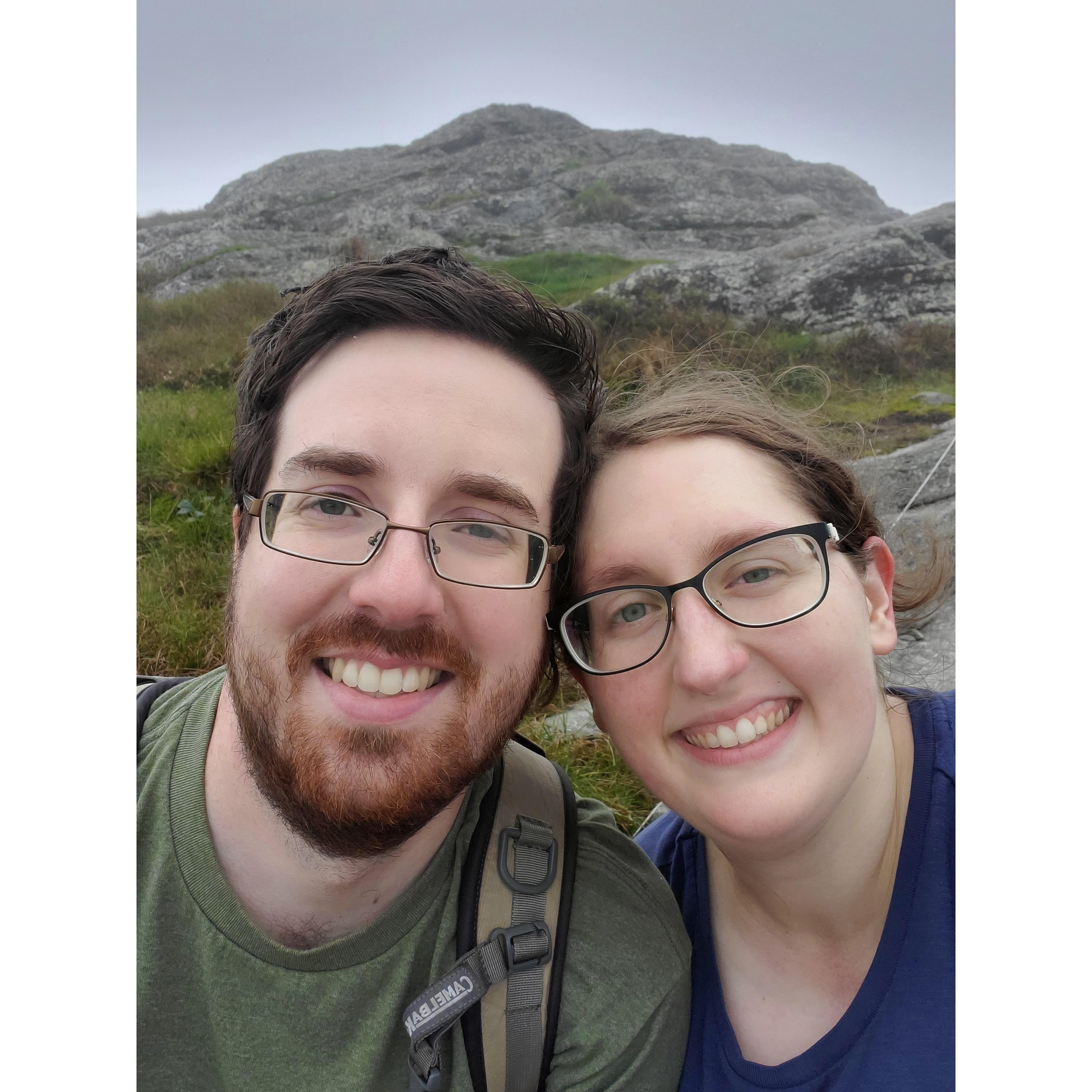Just got engaged on Camel's Hump!