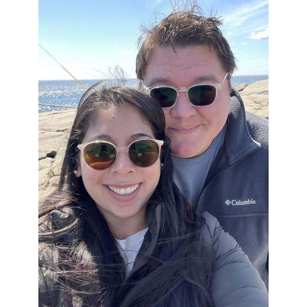 Our favorite spot where Cameron proposed, Rye NH