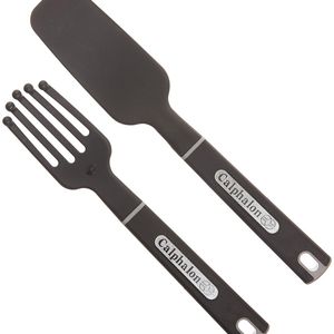 Calphalon Nylon Egg Whisking Fork and Omelette Turner Set