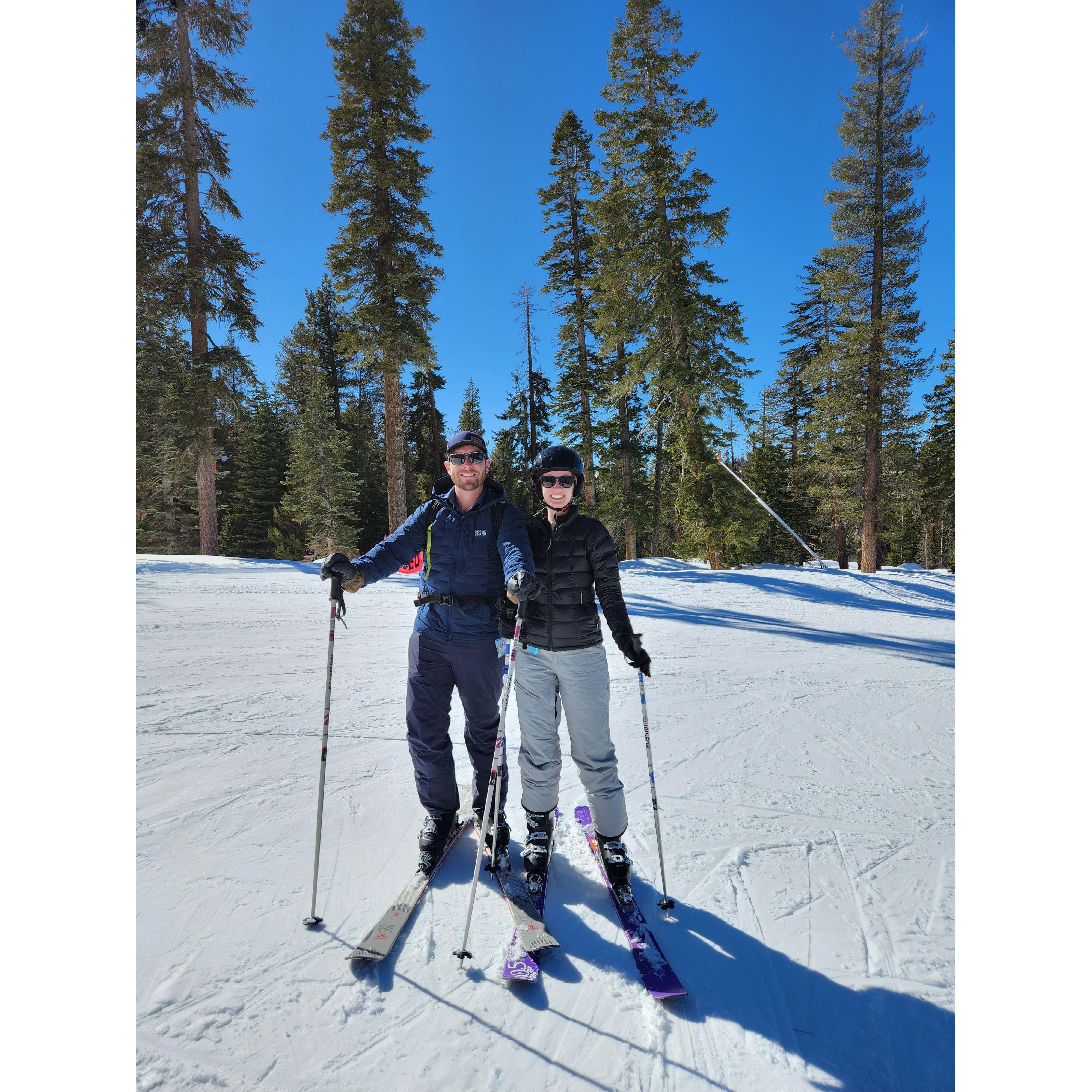 Skiing at China Peak!