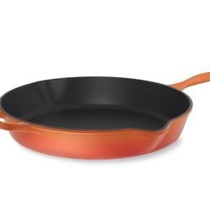 Le Creuset Signature Cast-Iron Deep Skillet, 13", Flame