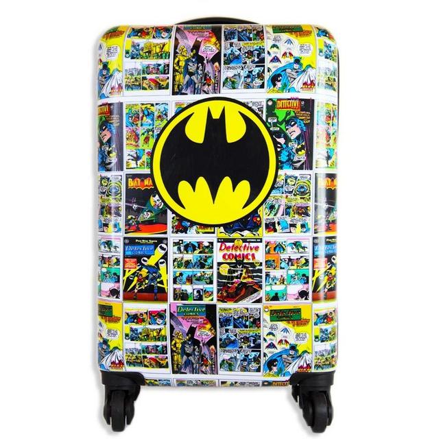 Batman Luggage 20 Inches Hard-Sided Tween Spinner Carry-On Travel Trolley Rolling Suitcase for Kids