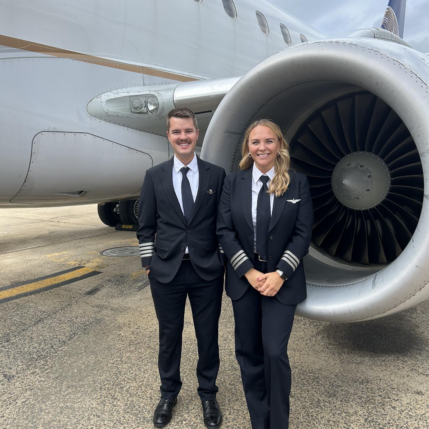 Jenn’s favorite work days - flying with Captain Kinslow. October 2024.