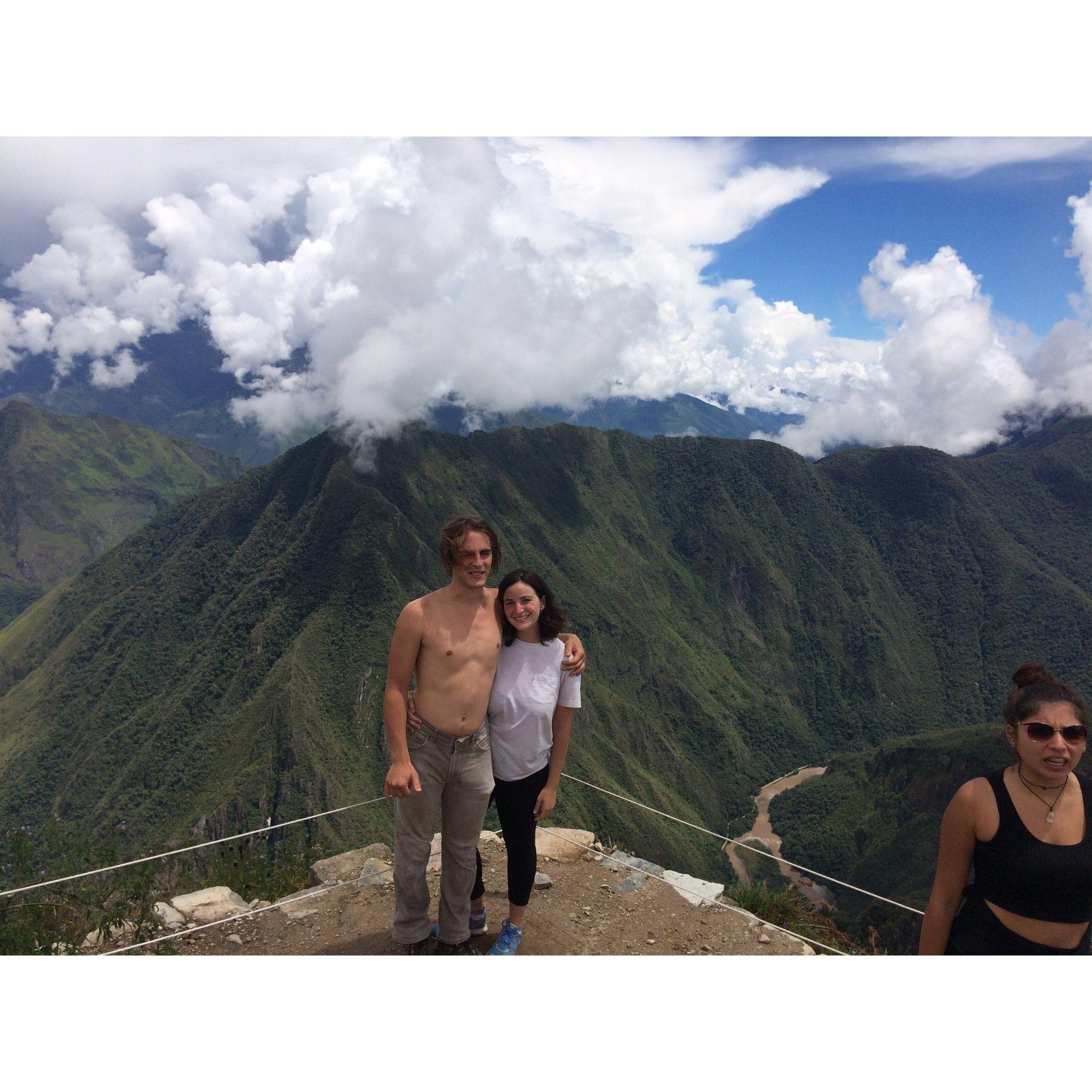 Not pictured: Us running up Machu Picchu because we bought the wrong entrance ticket. 10/10 would do it again.