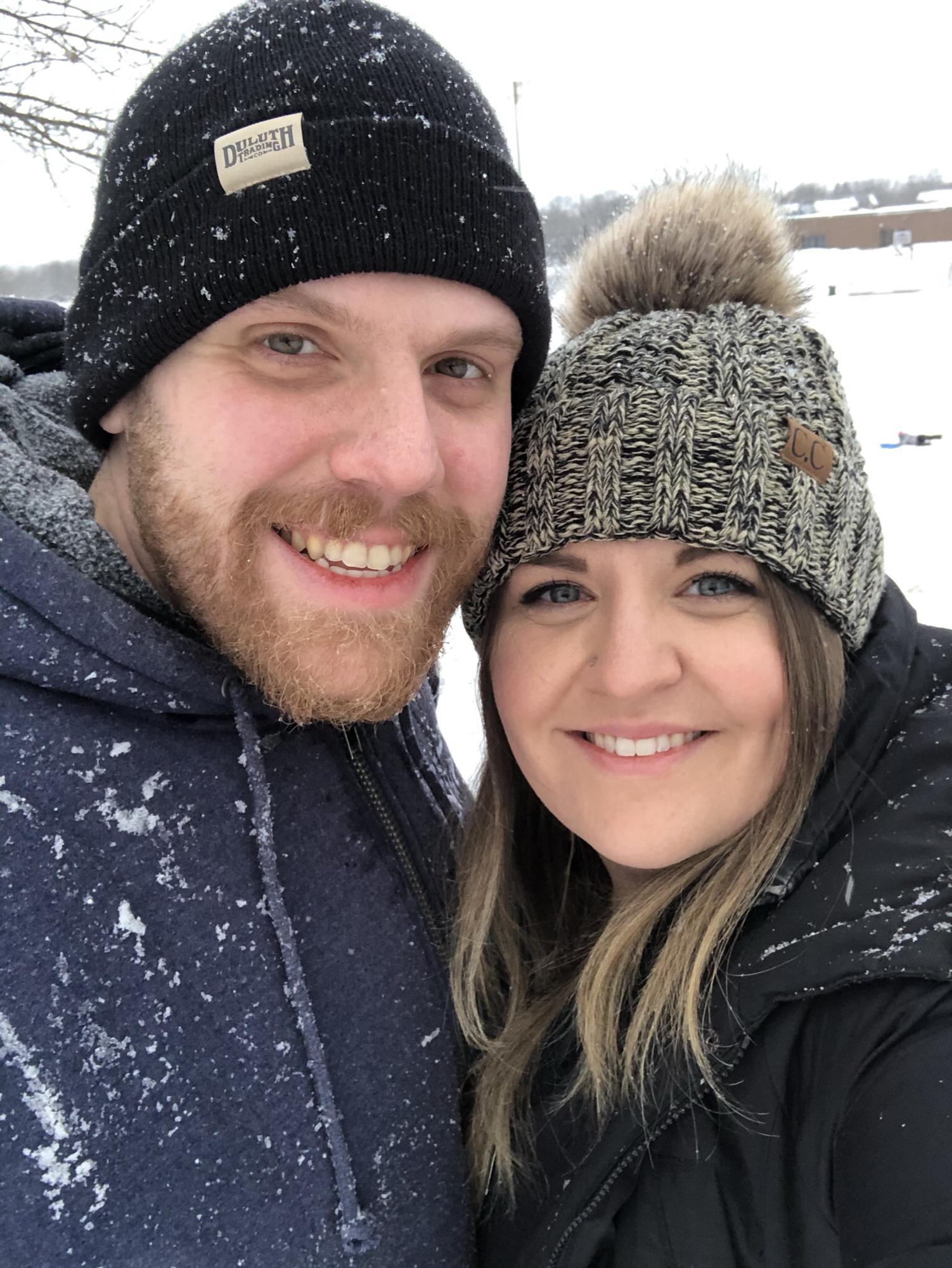 One of our favorite memories! Our first time together in Minnesota.
