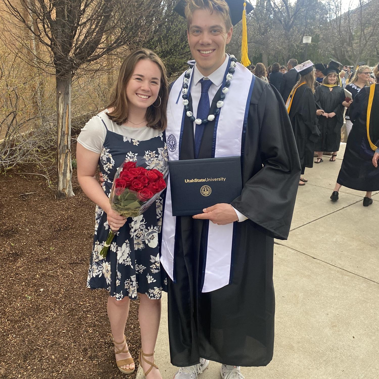 Bradley's college graduation (Majored in Computational Mathematics with minors in Statistics and Computer Science)
