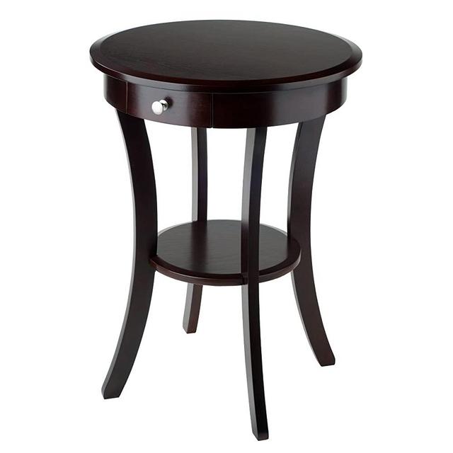 Winsome Wood Sasha Accent Table, Cappuccino