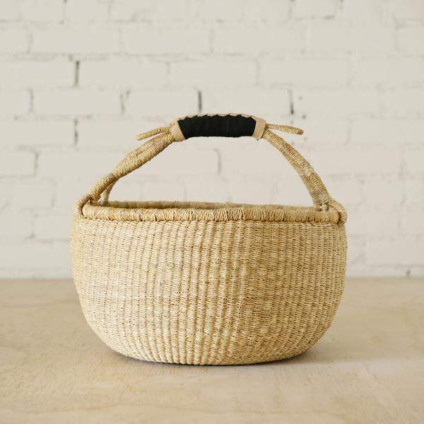Bolga Basket in Black at General Store