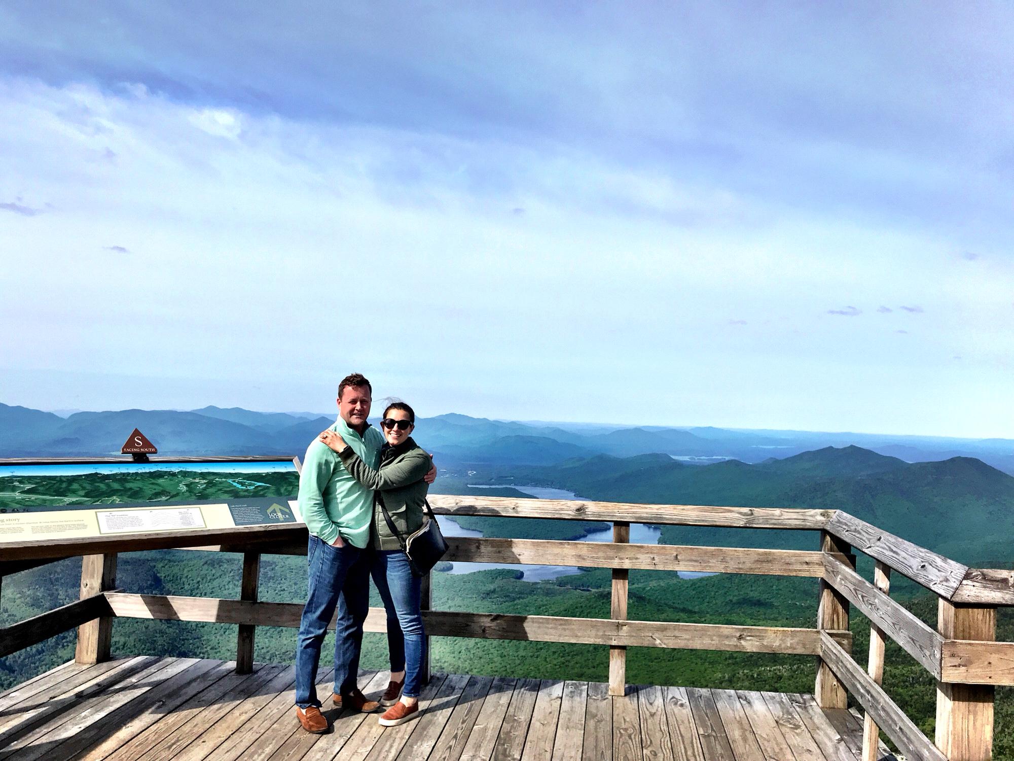 The proposal! Where Sean said "It's Time!"
Whiteface Mountain, Lake Placid.