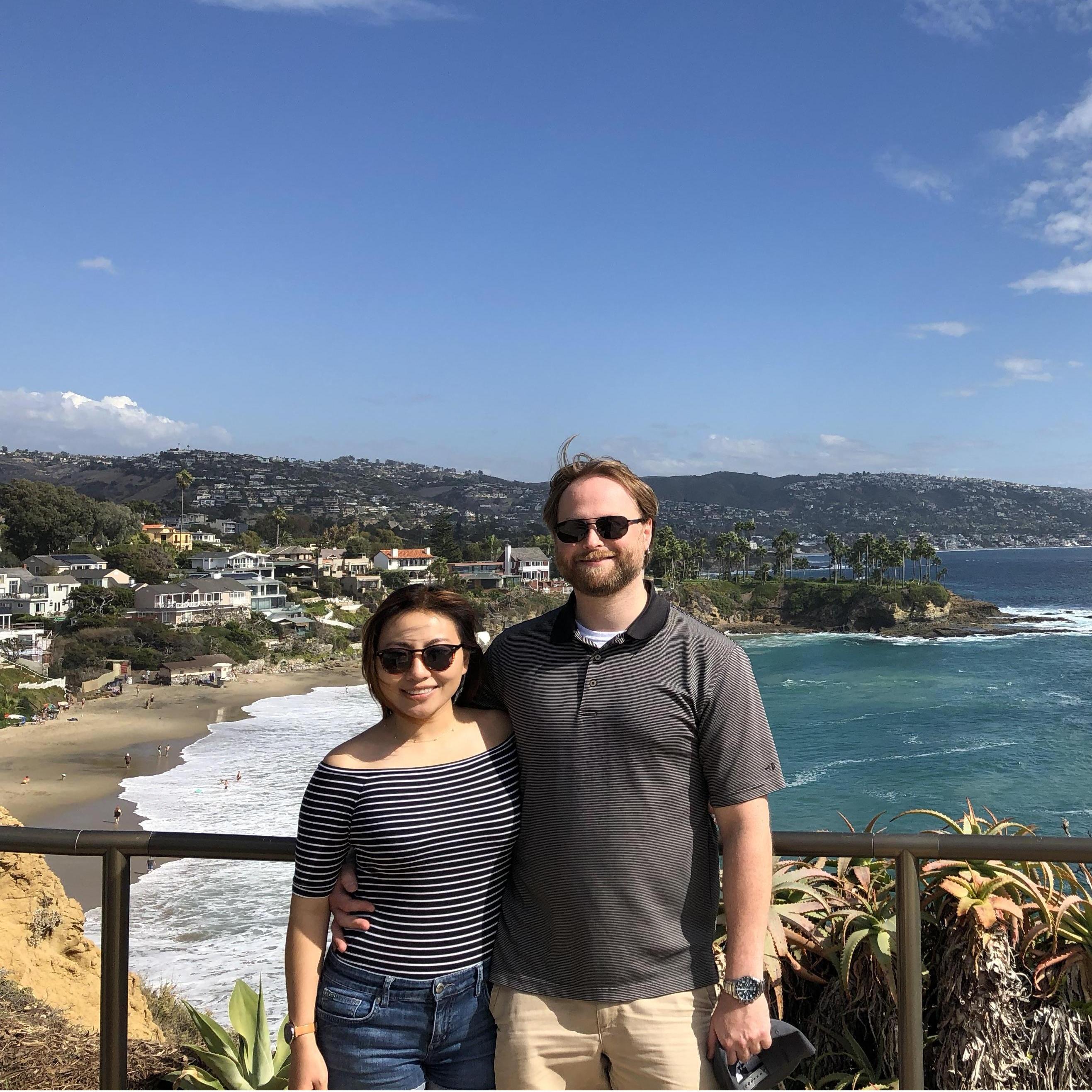 A surprise trip to Laguna Beach for Kathy's birthday, right before we got engaged