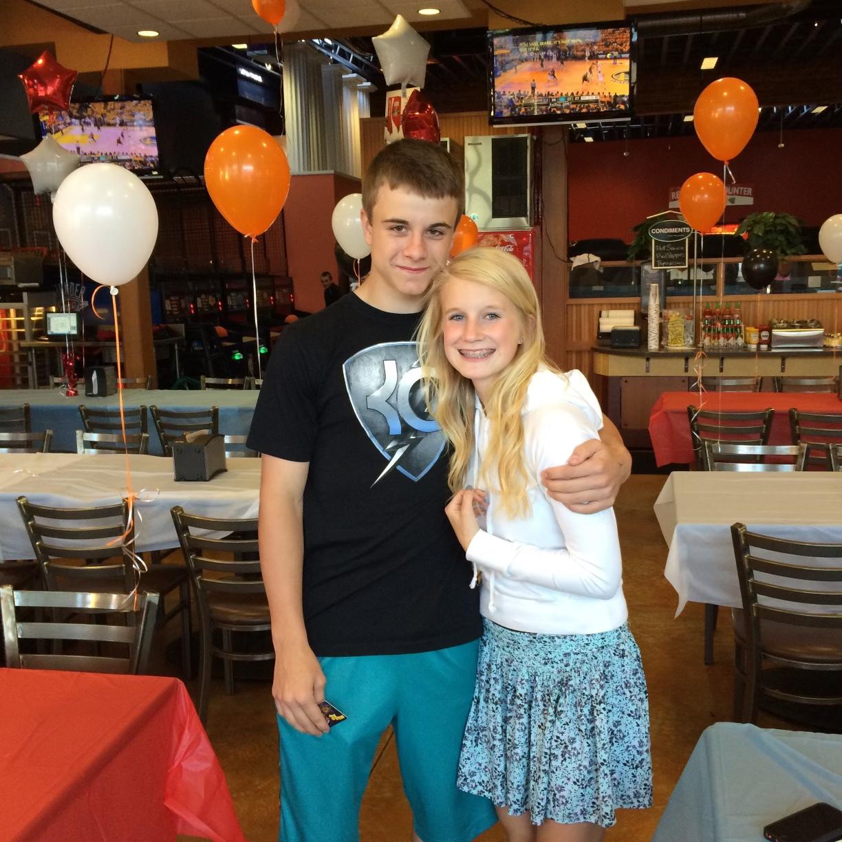 Our 8th grade graduation party