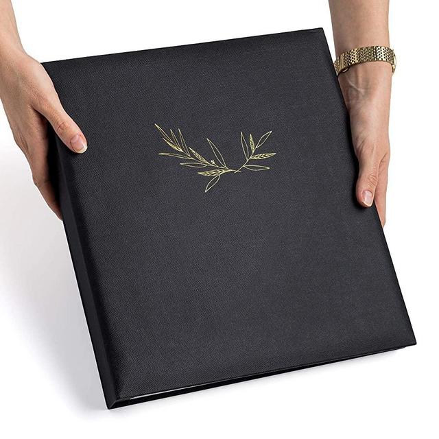 Premium Black Photo Album with 500 Pockets for 4x6 Photos, Large Capacity – 100 Pages, Acid-Free Albums for Wedding, Family Pictures, Vacation, Anniversary, Baby Shower, Graduation or Travel