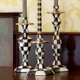 Courtly Check Candlestick