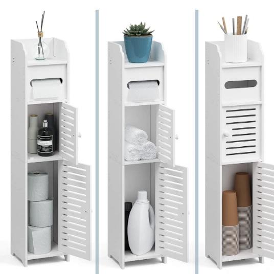 Nestl Bathroom Storage Organizer, White