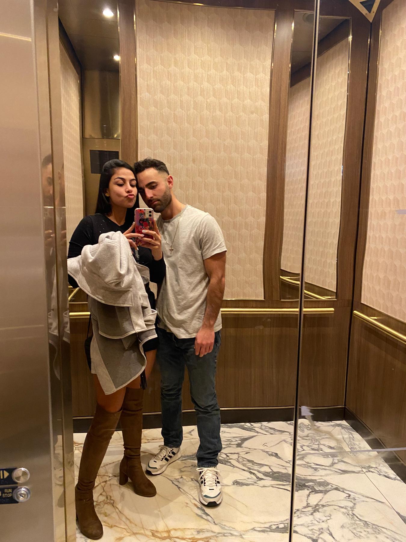 Our first picture and our first trip.