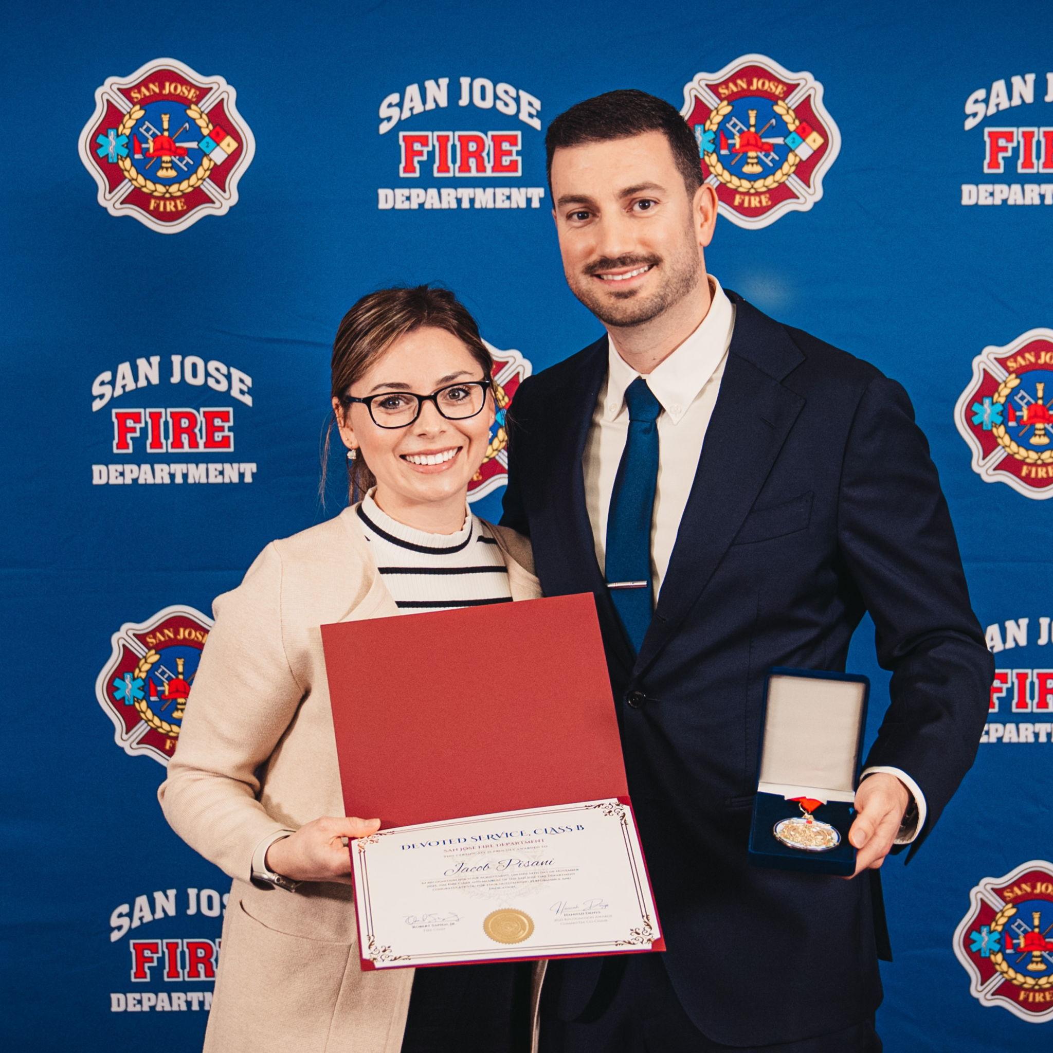San Jose Fire Department Recognition Ceremony