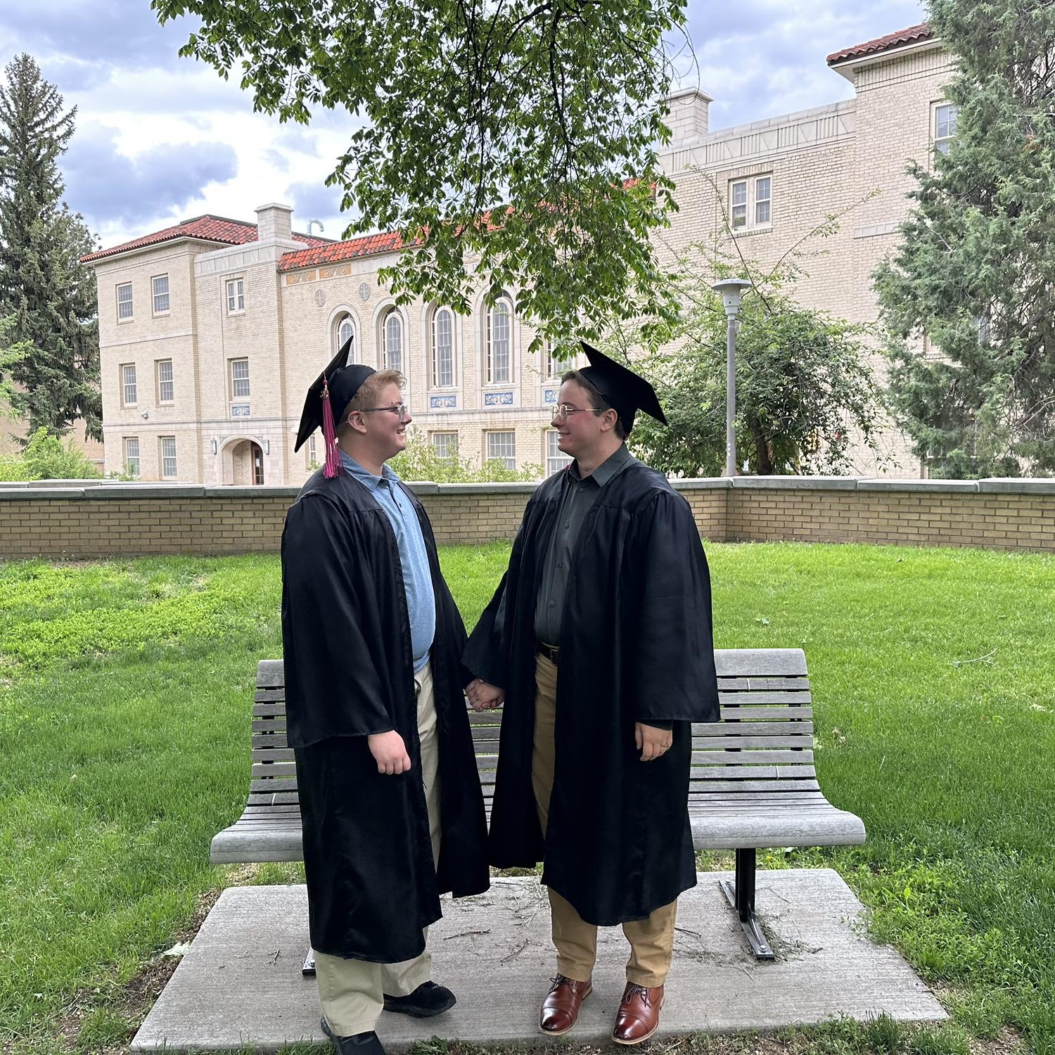 Graduating from Colorado State University with our Bachelors in Social Work!