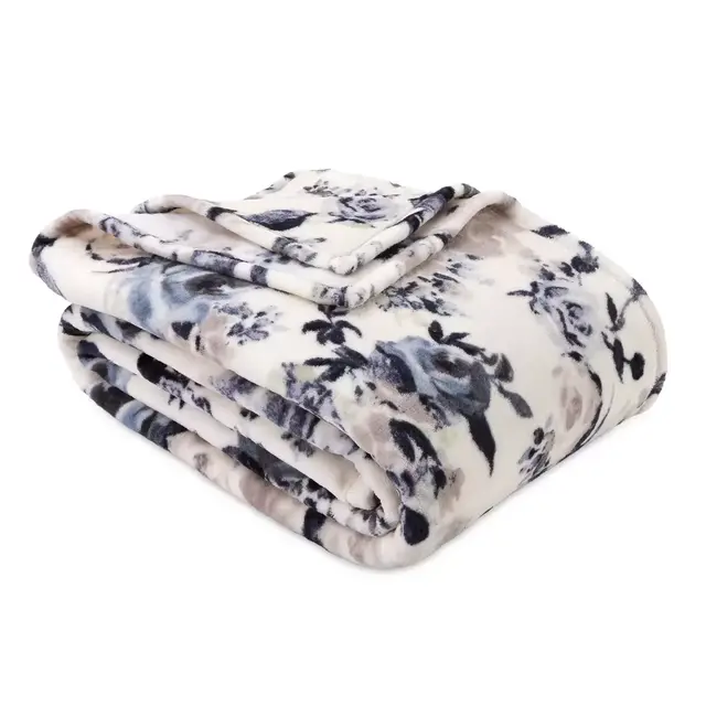 Bee & Willow™ Home Printed Plush Full/Queen Blanket in Rose/Multi
