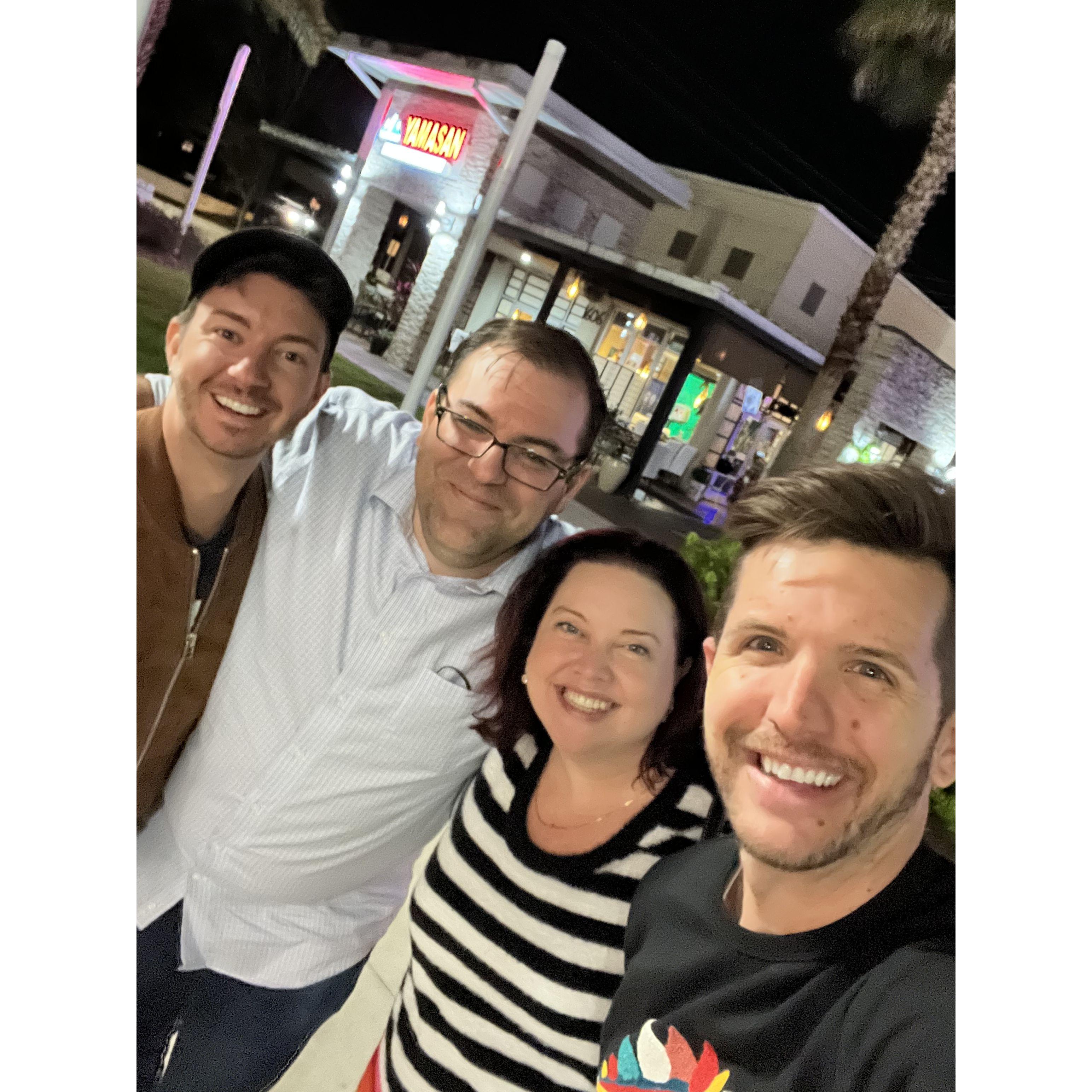 Date night with Colton and Tyler (friends & fellow book lovers!)