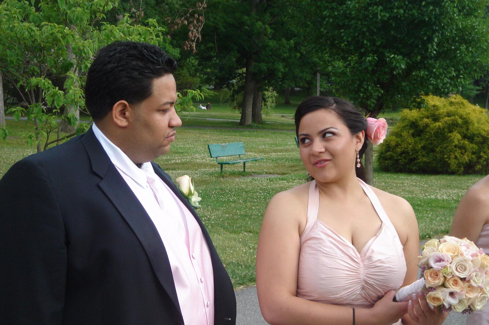 Almost 14 years ago when we walked together for my cousins wedding!