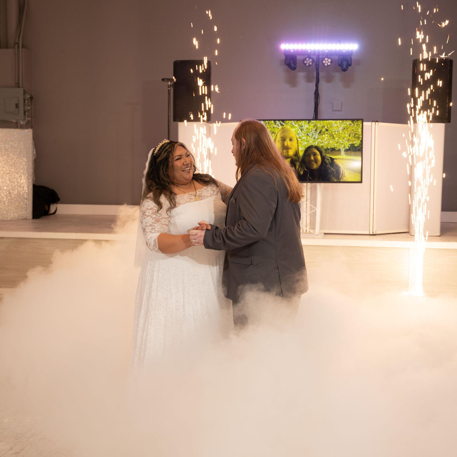 Our first dance. The song, chosen by the groom, In My Life by The Beatles.