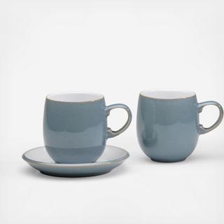 Azure Curved Mug