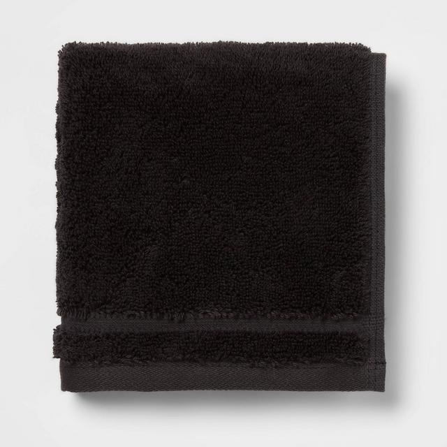 Antimicrobial Washcloth Black - Total Fresh