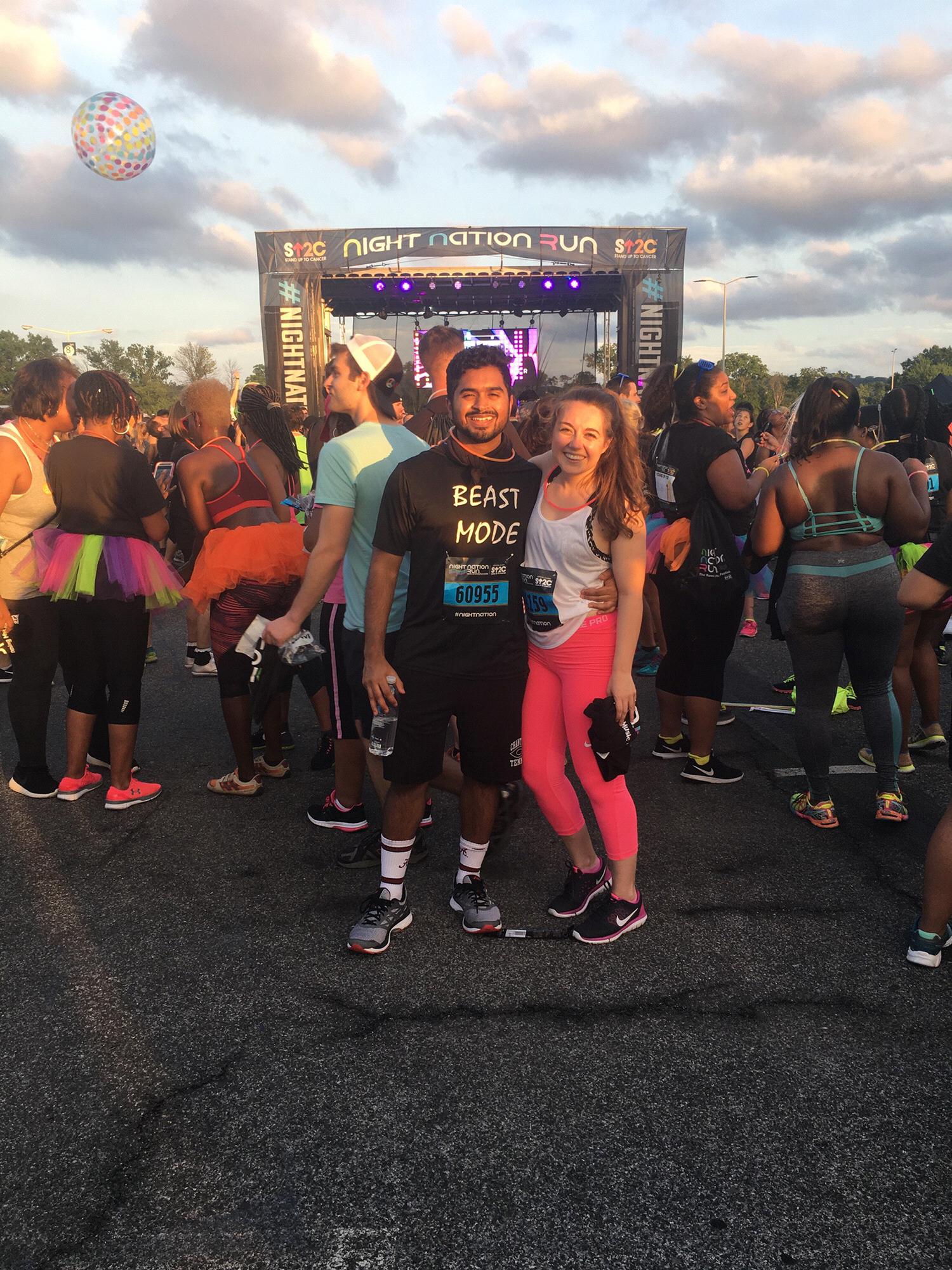 MJ and SJ are both goal oriented individuals. Running a 5K together in July 2017 was our first fitness goal!