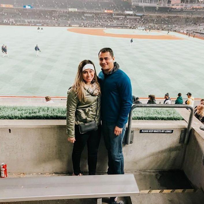 Yankees game in New York City in May of 2019.