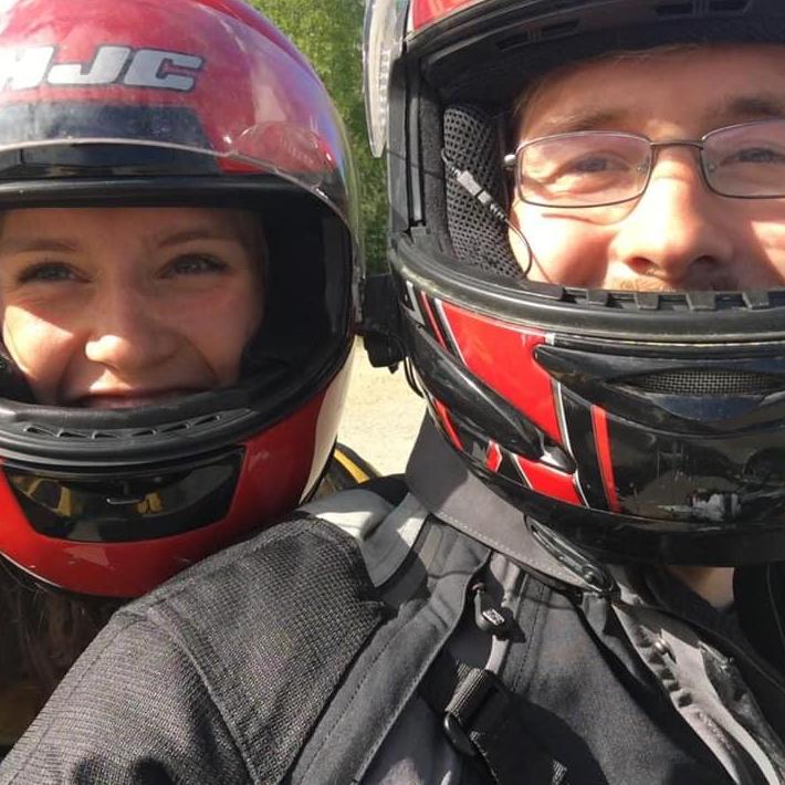 We love riding in the summer especially when our destination is Hill Top Truck Stop for a slice of pie!