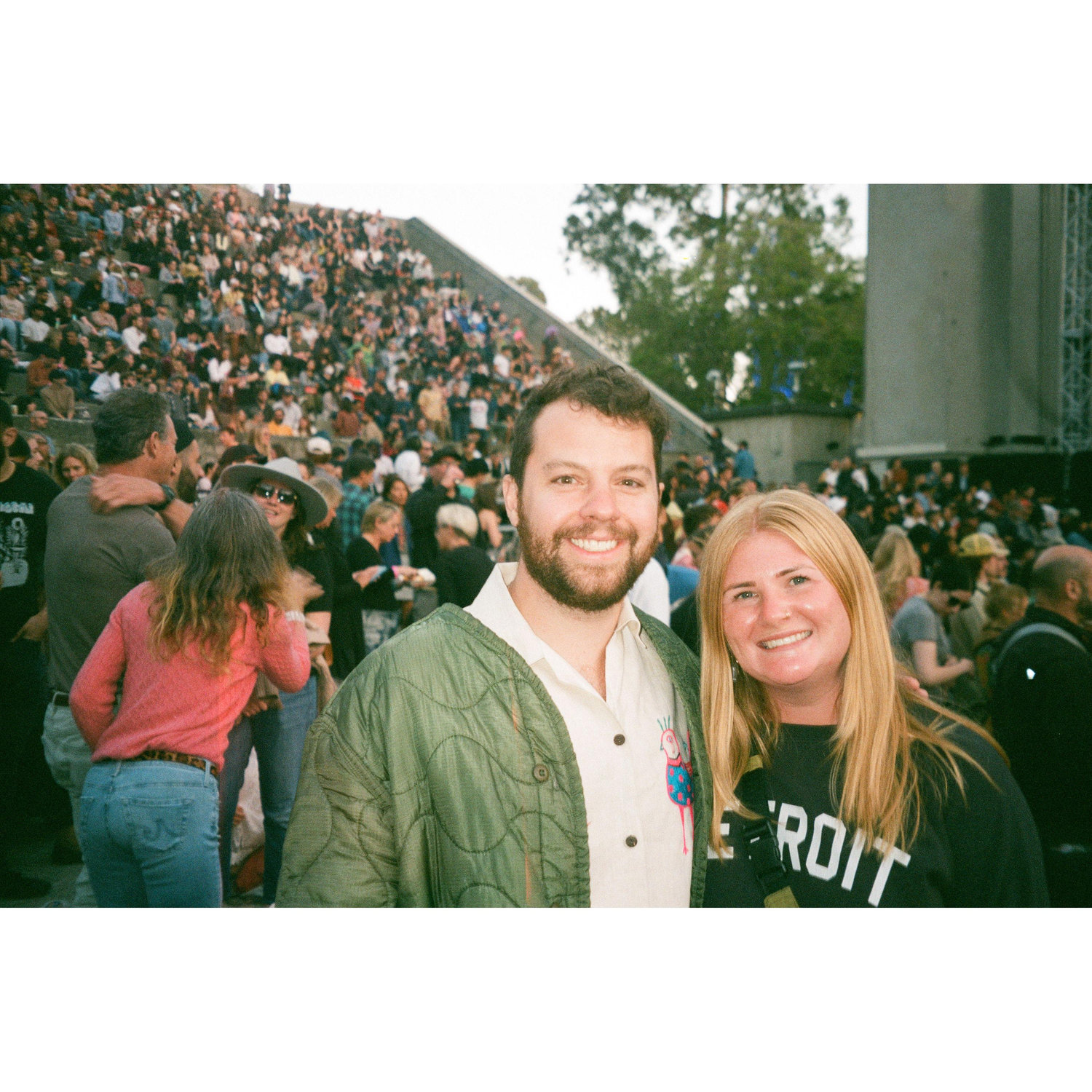 We went to concerts at the Greek!