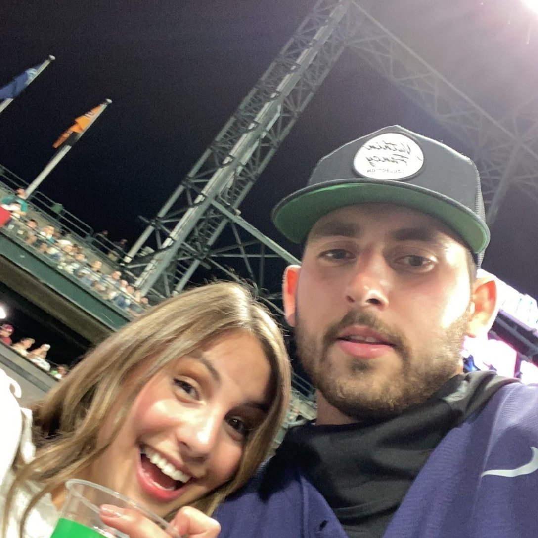…but it wasn’t until 2022 when we ran into each other at a Mariner’s game that we realized we had a spark!
