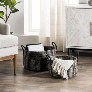 Melda 2-Piece Blended Seagrass Basket Set