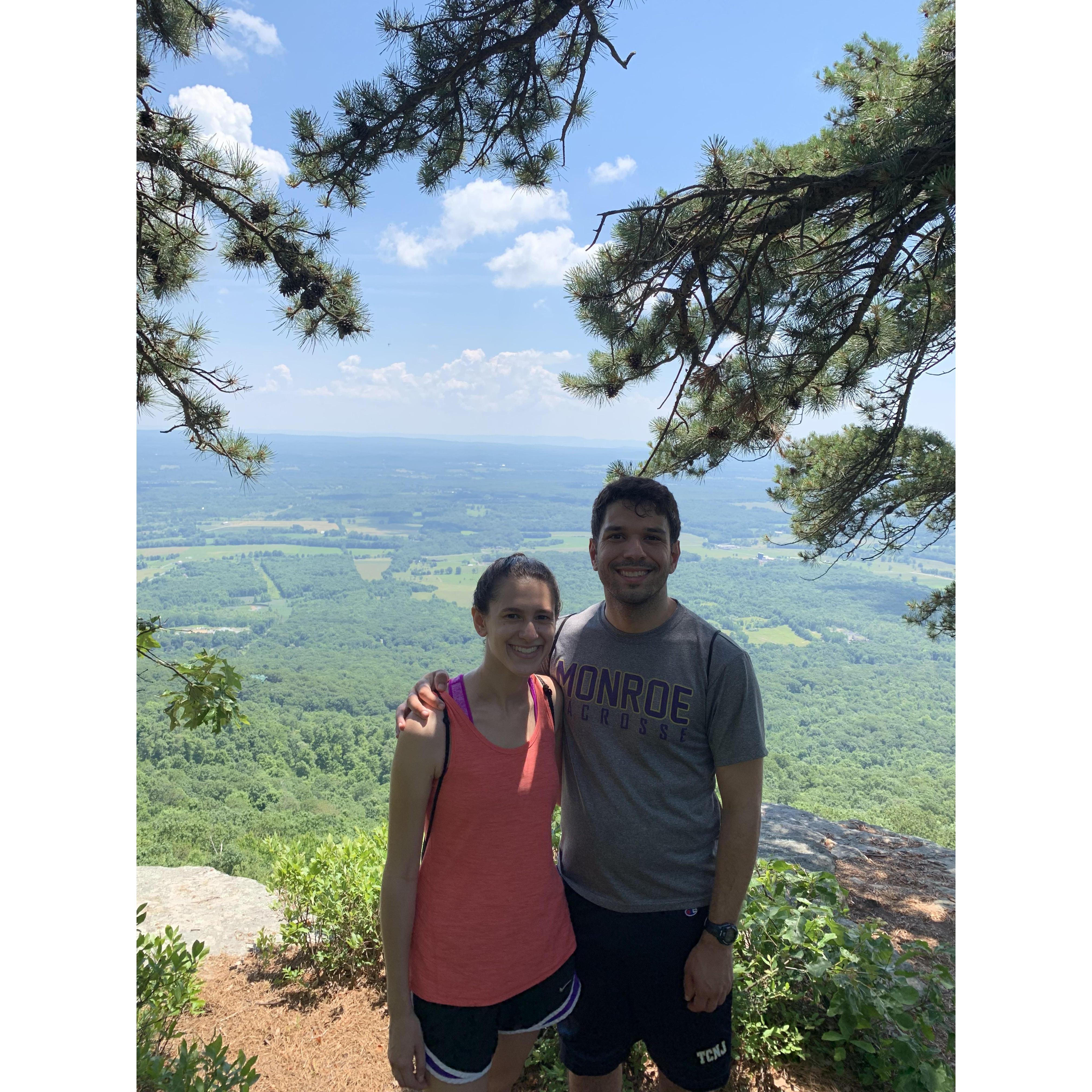 Great hike on Father's Day Weekend (Bruce and Jonathan out of frame).