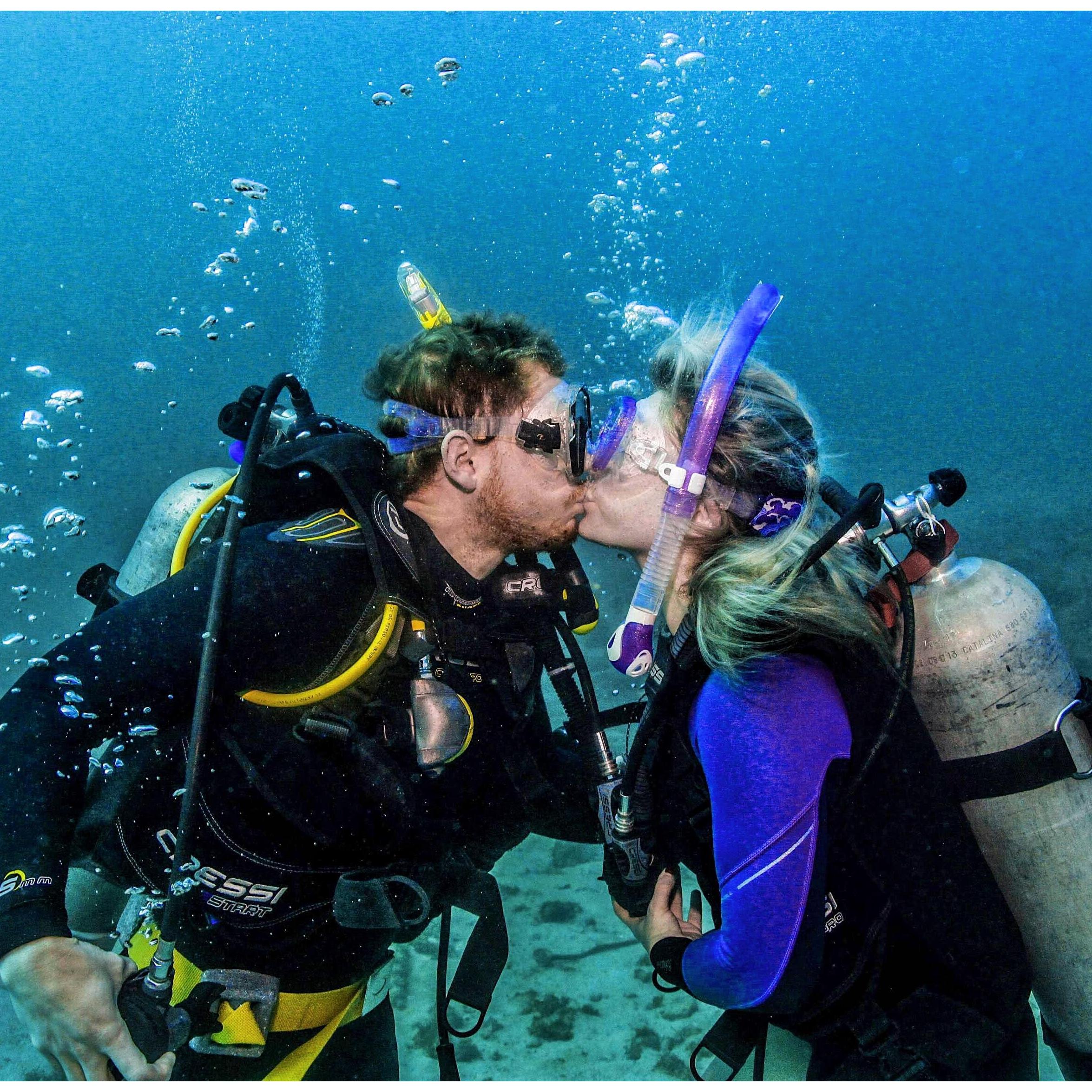 Scuba diving in Puerta Vallarta, Mexico.