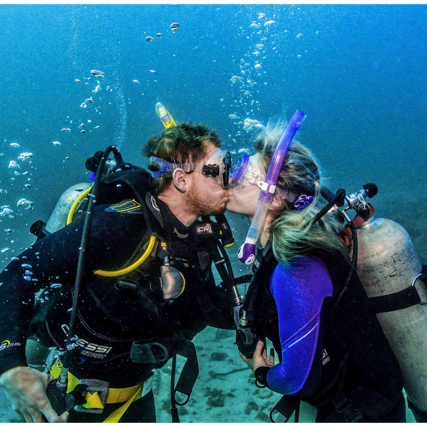 Scuba diving in Puerta Vallarta, Mexico.