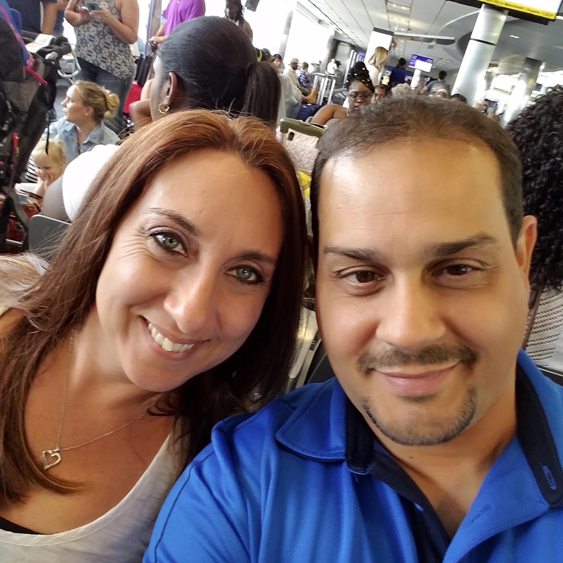 On our way to Jamaica for my Brother's Wedding! Almost had wedding fever after this!