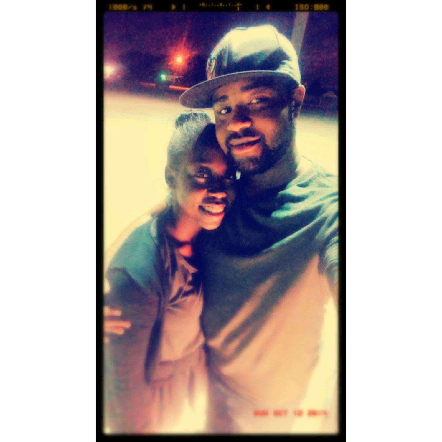 Our first picture as a couple - 2014