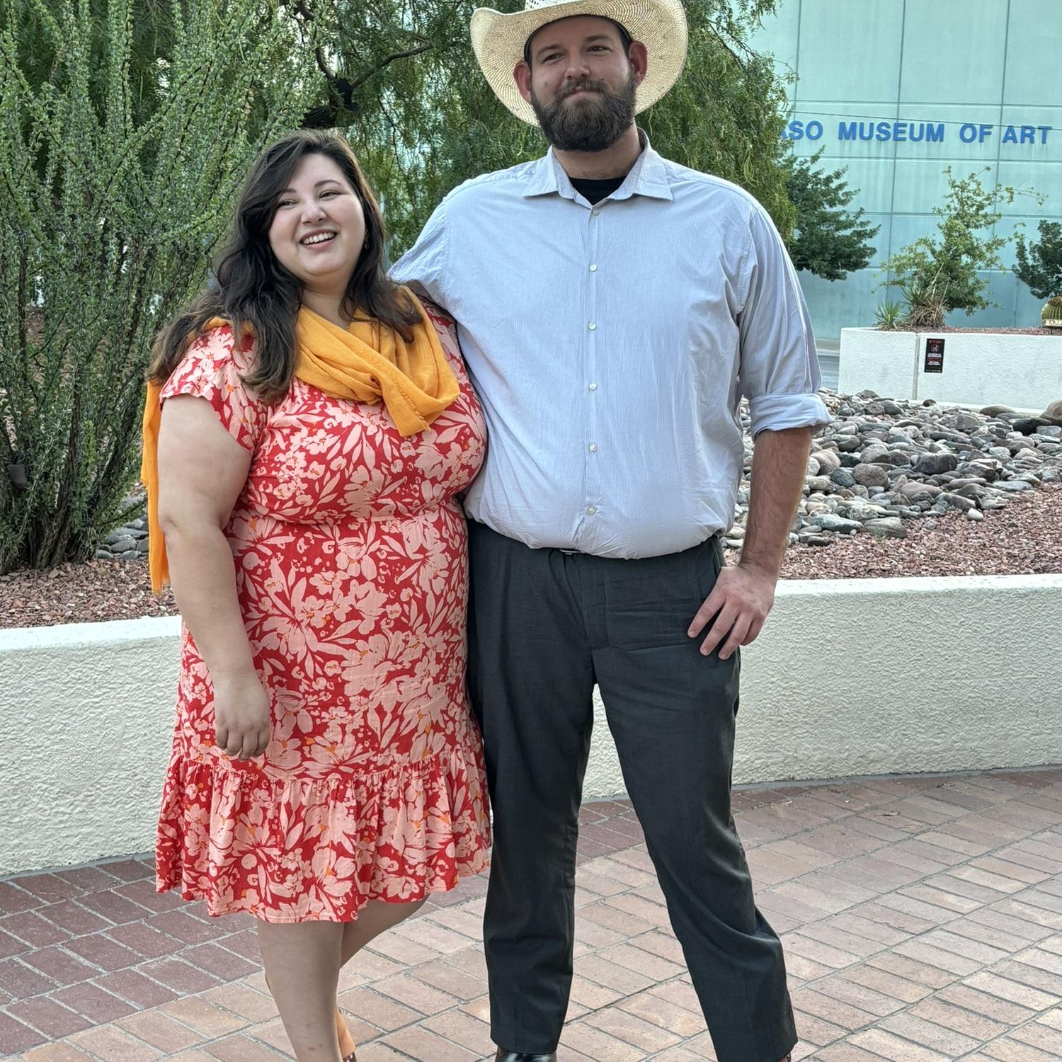 Can you feel the heat? In El Paso to meet the Martin clan and help with convention parking.