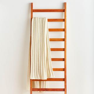 Metallic Knit Throw