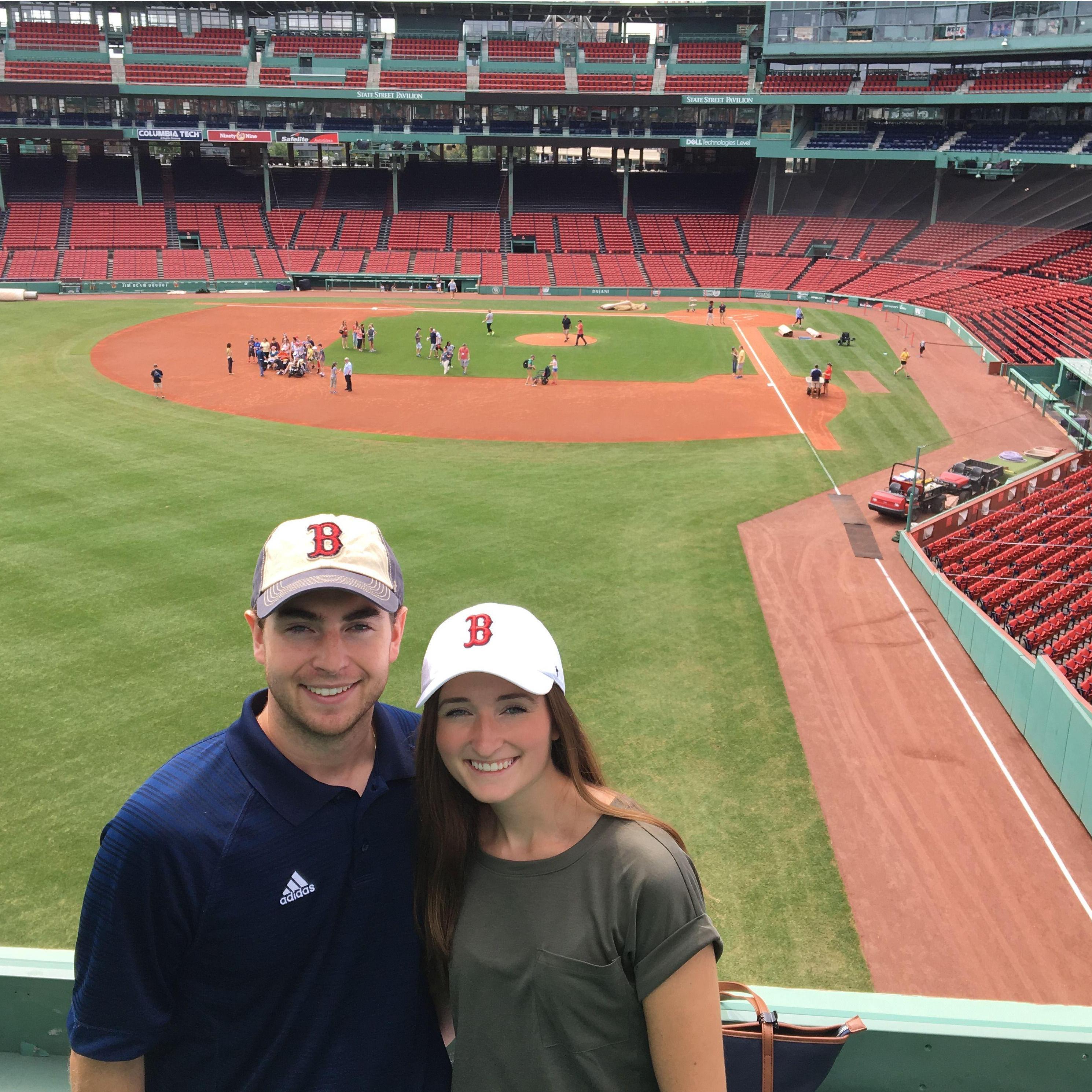 First Red Sox Game together, 2018