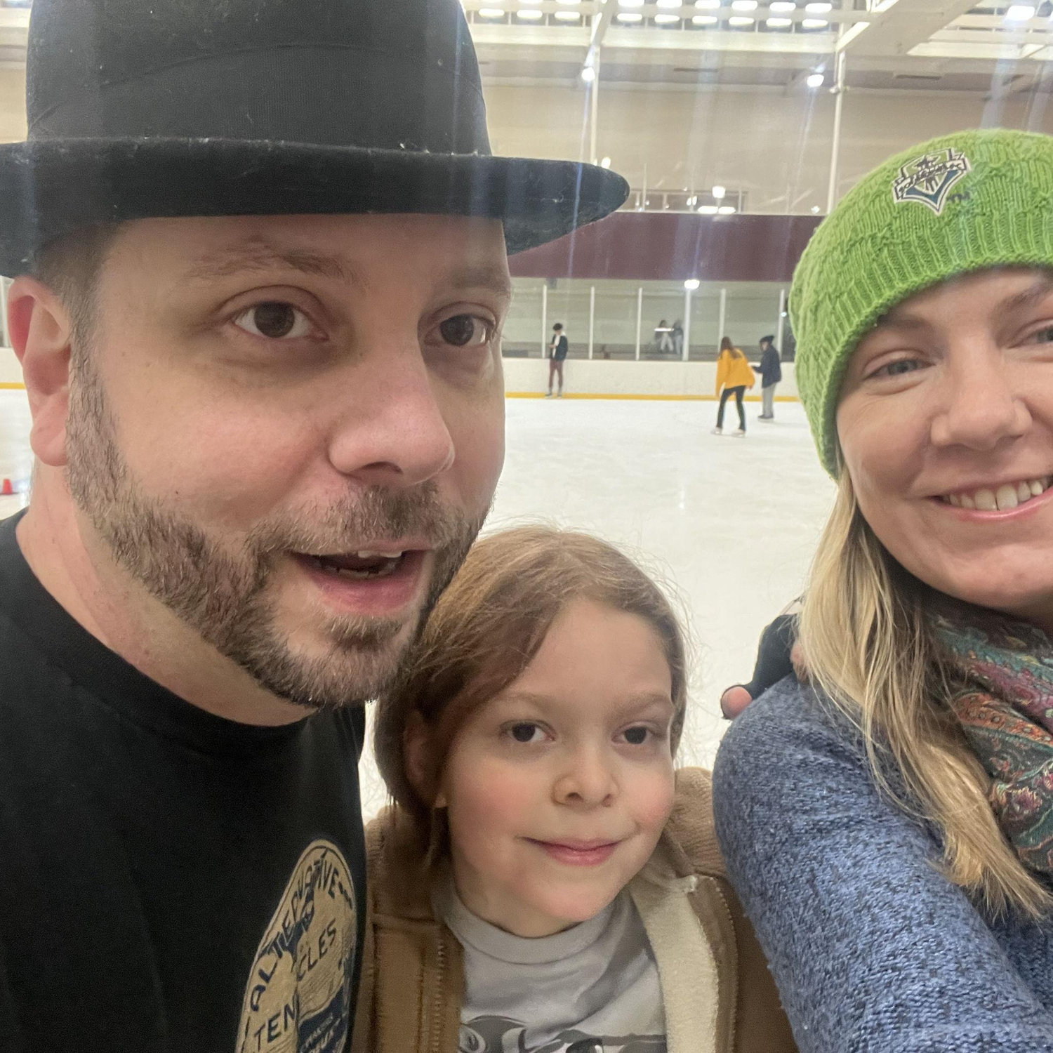 Ice skating in Bayonne