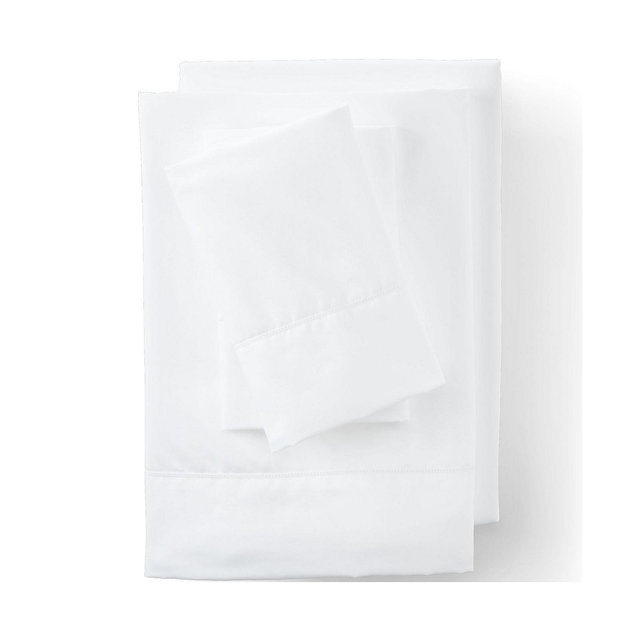 Lands' End 700 Thread Count Luxe Sateen Egyptian Cotton No Iron Bed Sheet Set